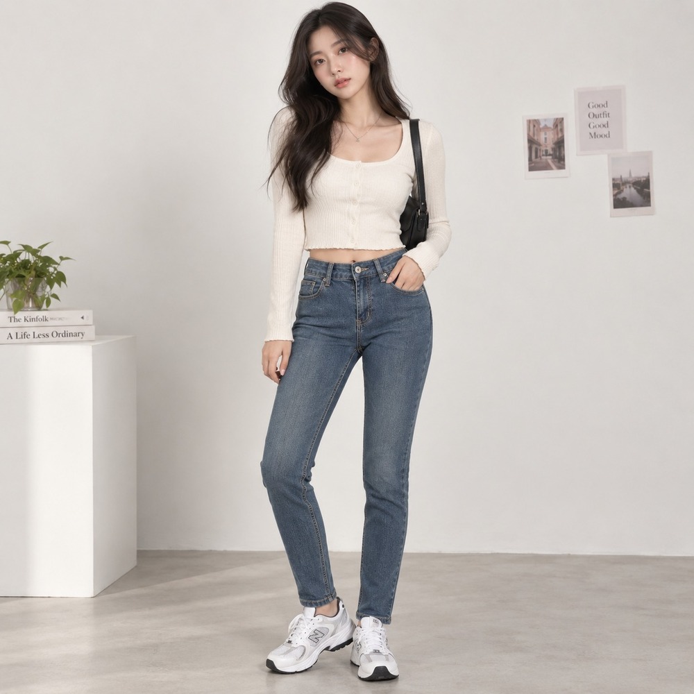 Bee & Ceci Los Angeles Women's Blue Denim Skinny Jeans Indie Sleaze Size 11